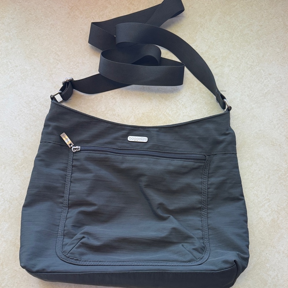Baggallini Charcoal Crossbody Bag